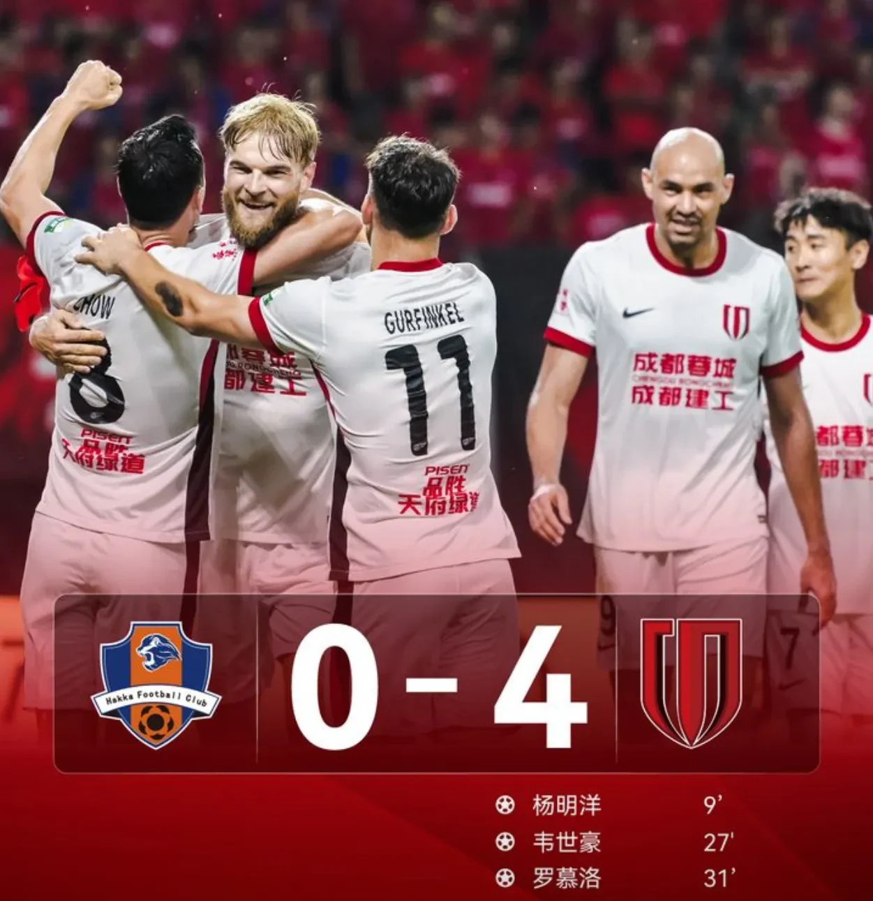 中超成都蓉城最新消息